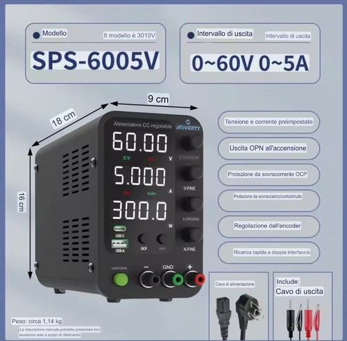Alimentatore 30v 60v 120v - alimentatore,